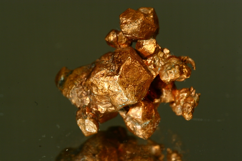 Kupfer gediegen - Nativ Kupfer